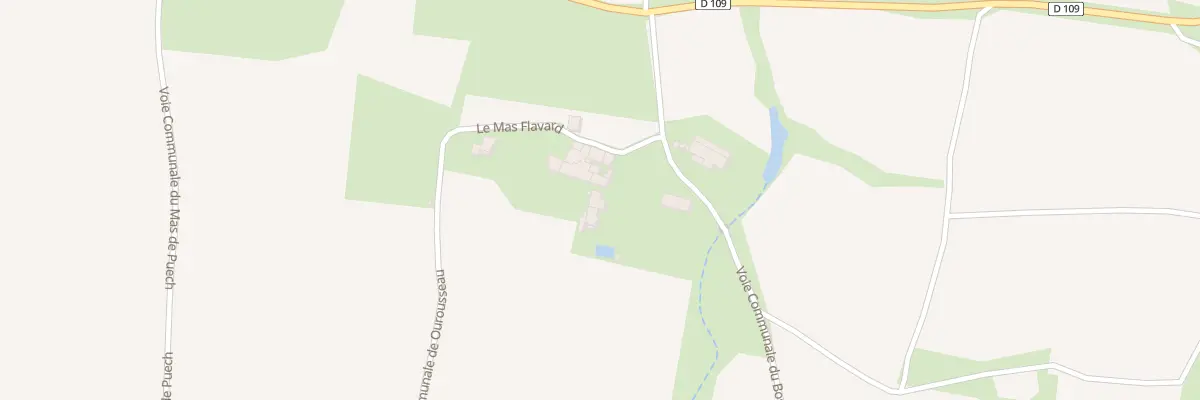 Plan du 20 Le Mas Flavard à Saint-Jean-de-Serres