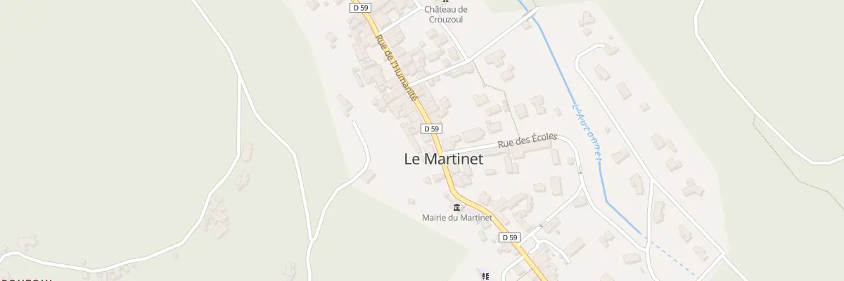 Plan du 240 Rue de l’Humanité au Martinet