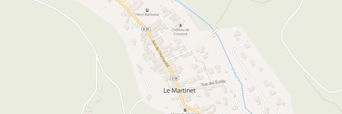 Plan du 85 Le Martinet Nord au Martinet