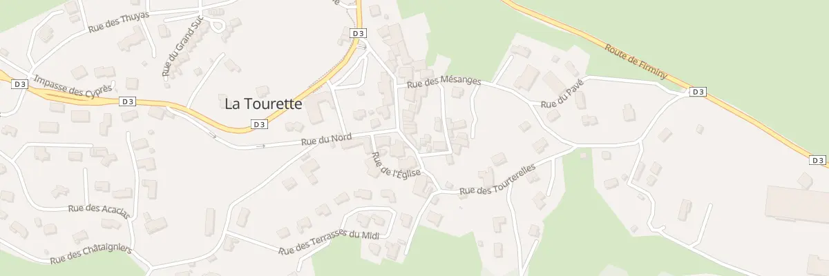 Plan du 1 Rue de la Croix de Pierre à La Tourette