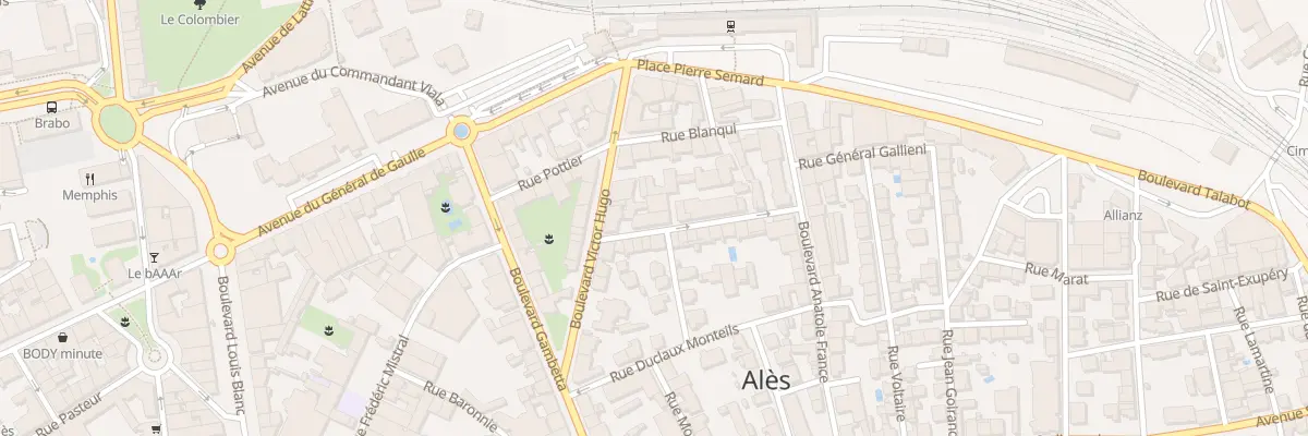 Plan du 5 Rue Camille Desmoulins à Alès
