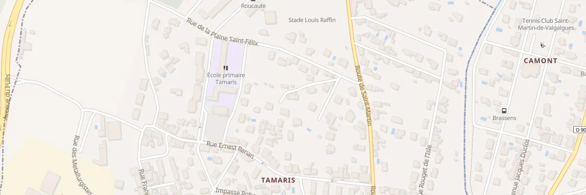 Plan du 7 Rue de la Plaine Saint Felix à Alès