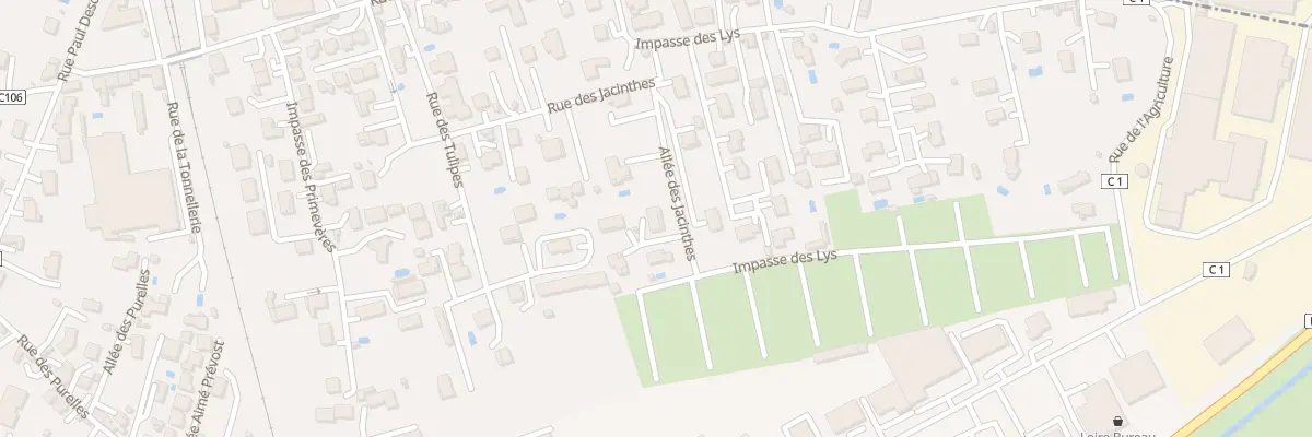 Plan du 16 All des Jacinthes à Montbrison