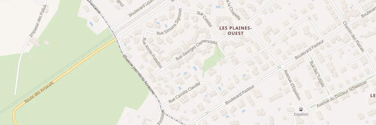 Plan du 63 Rue Georges Clémenceau au Coteau