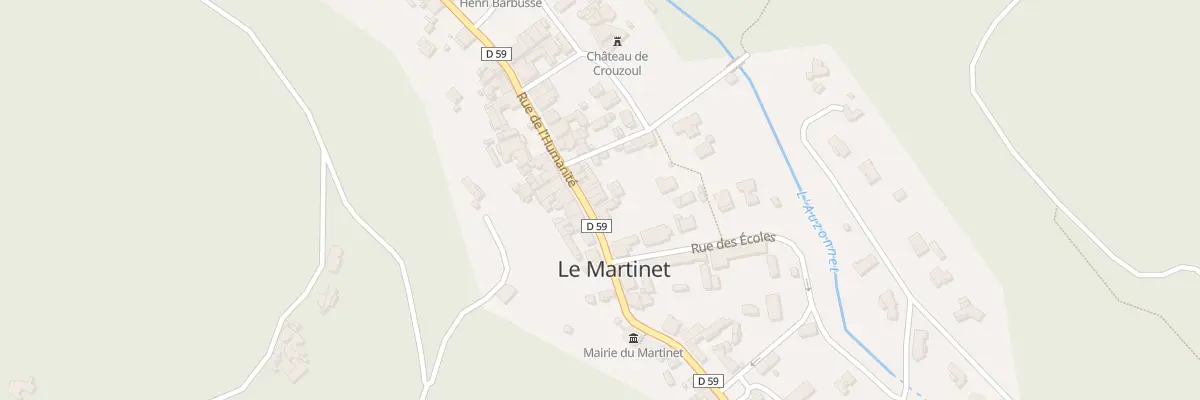 Plan du 859 Rue de l’Humanité au Martinet