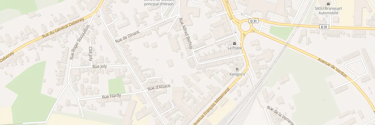 Plan du 35 Rue Alfred Berhuy à Hirson