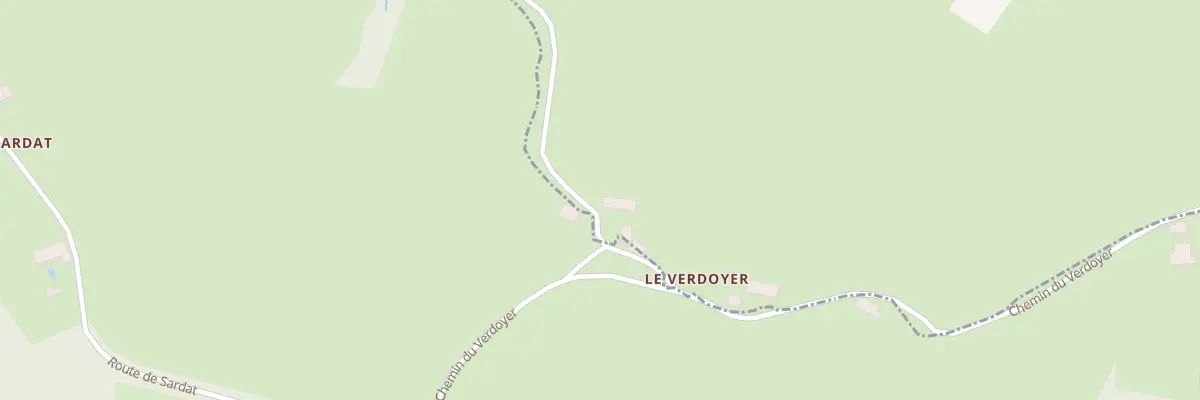 Plan du 5064 Les Verdoyers à Bessamorel