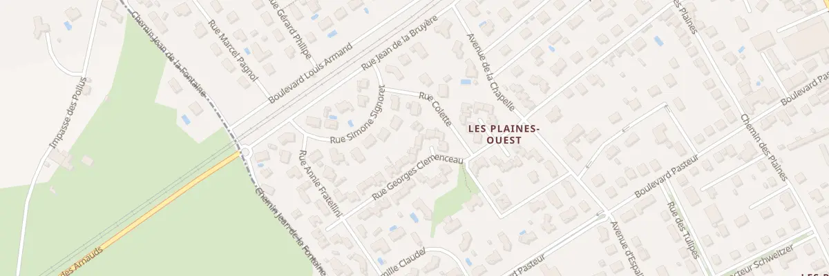Plan du 54 Rue Georges Clémenceau au Coteau