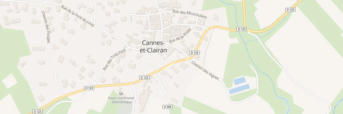 Plan du 5058 Plan du Four à Cannes-et-Clairan