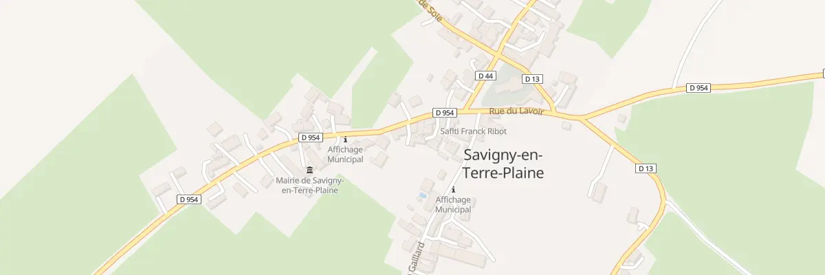 Plan du 11 Rue des Forges à Savigny-en-Terre-Plaine