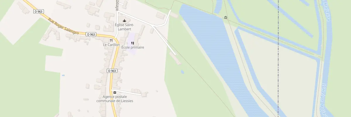 Plan du 4 Rue de l’Abbaye à Liessies