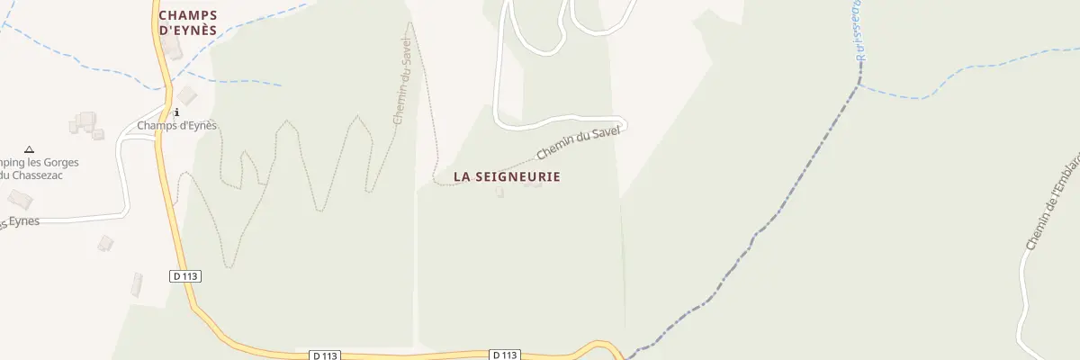 Plan du 632 Che du Savel à Malarce-sur-la-Thines