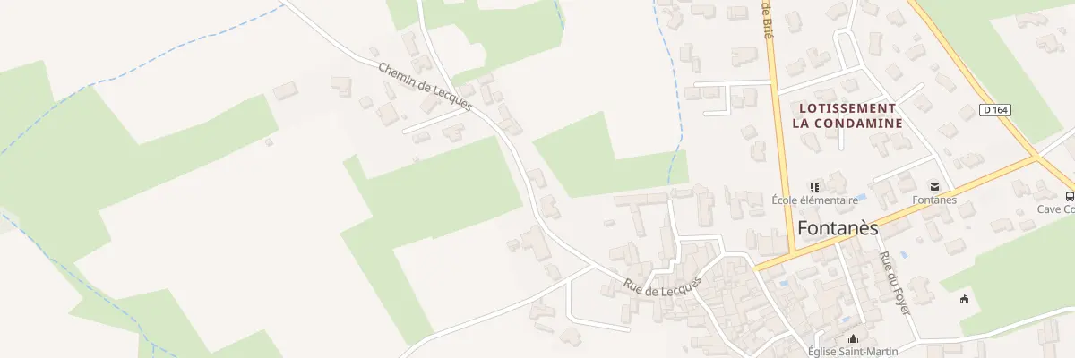 Plan du 5069 Che de Lecques à Fontanès