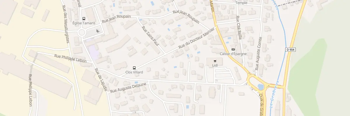 Plan du 9 Rue Doc Mercier à Alès
