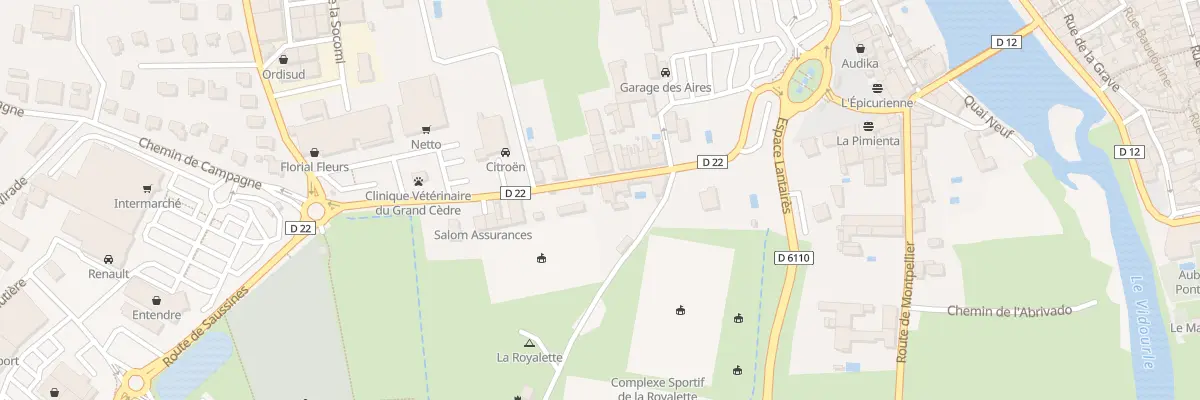 Plan du 19 Rte de Saussines à Sommières