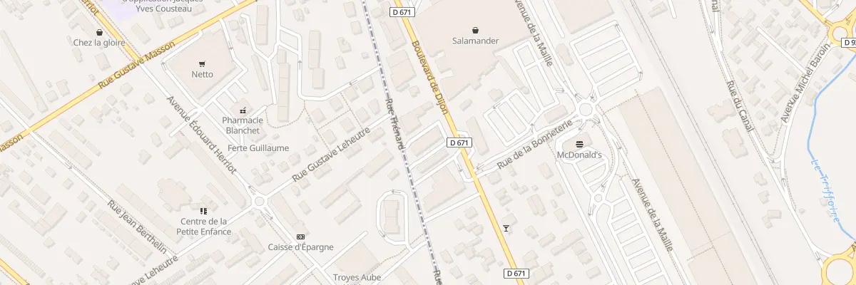 Plan du 23 Rue Thénard à Saint-Julien-les-Villas