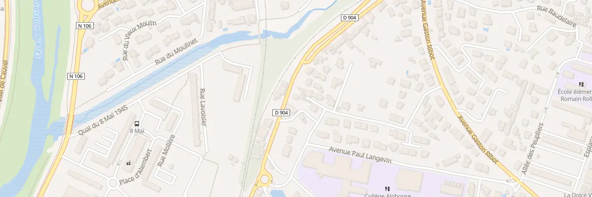 Plan du 1A Rue de la Mazade de Clavieres à Alès