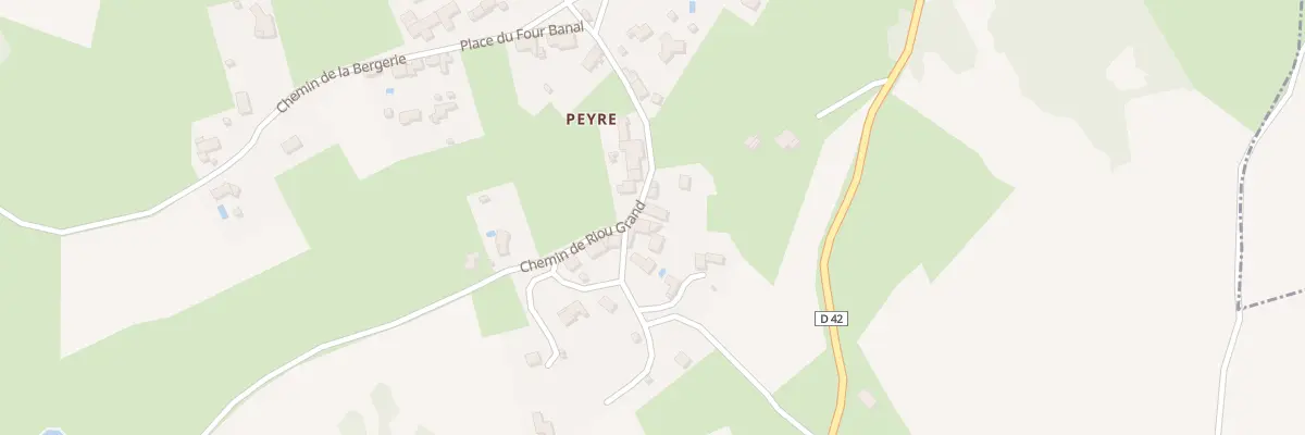 Plan du 5191 Peyre à Beaux