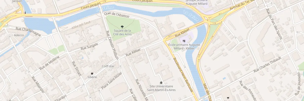 Plan du 60 Rue Kleber à Troyes