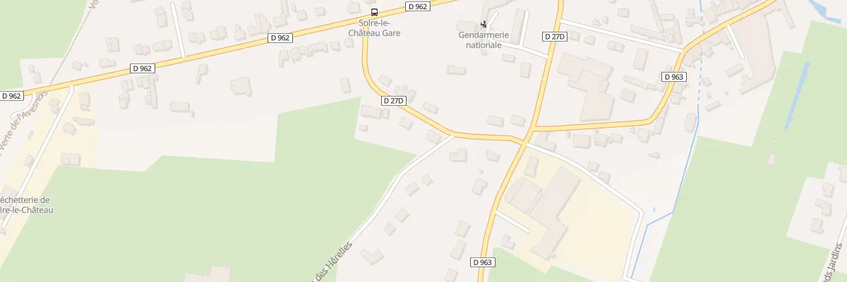 Plan du 92 Che Ponette à Solre-le-Château