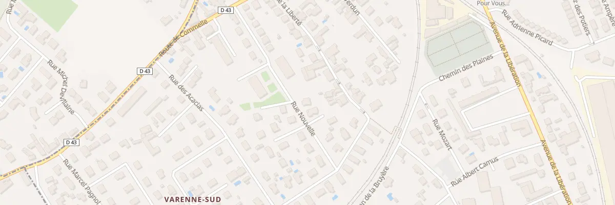 Plan du 13 Rue Nouvelle au Coteau
