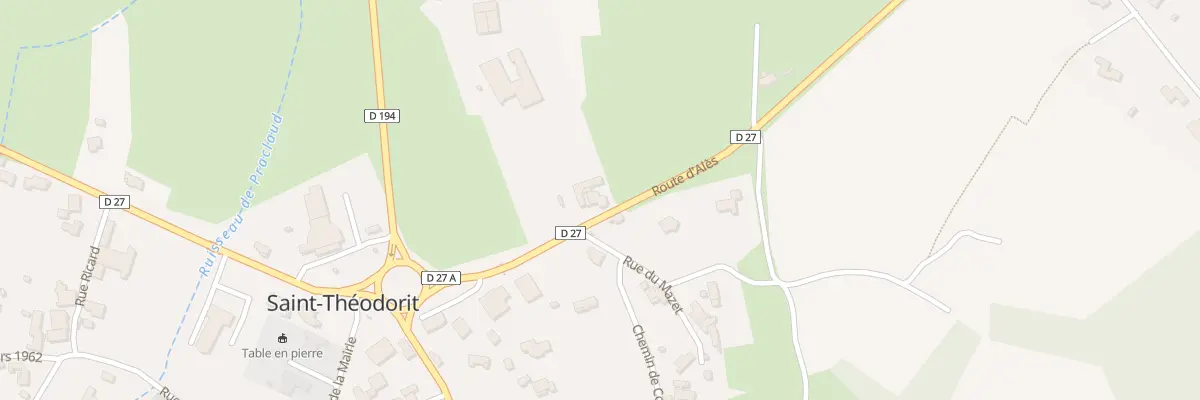 Plan du 117 Rte Ales à Saint-Théodorit