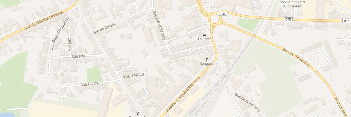 Plan du 25 Rue Alfred Berhuy à Hirson