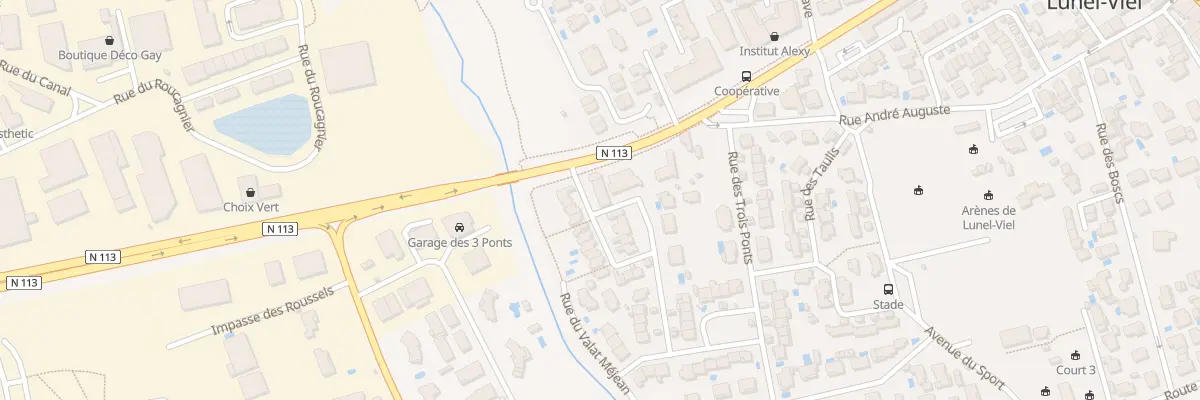 Plan du 87 Rue du Petit Murin à Lunel-Viel