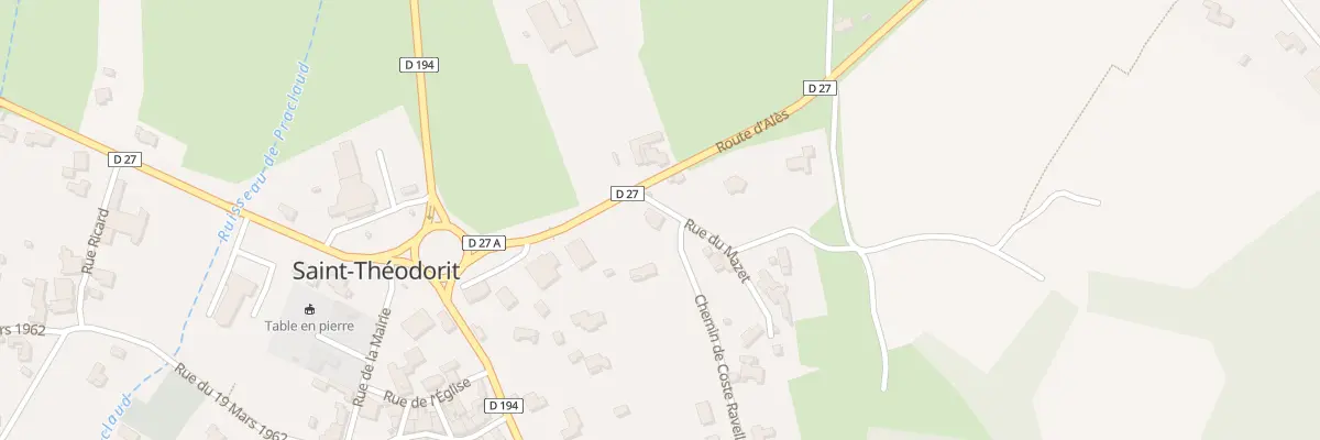 Plan du 6 Rue du Mazet à Saint-Théodorit