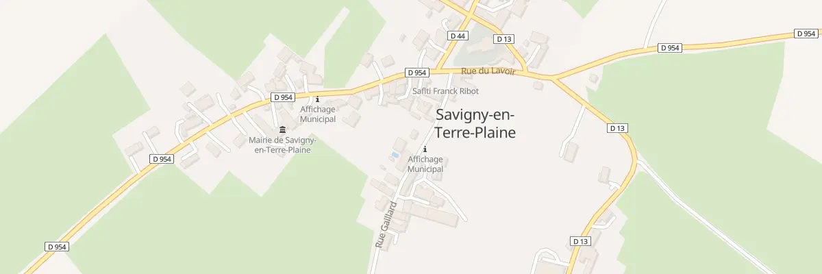 Plan du 6 Rue Gaillard à Savigny-en-Terre-Plaine