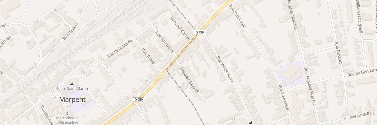 Plan du 738 Rue Léon Blum à Jeumont