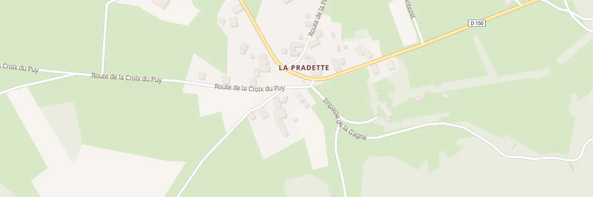 Plan du 5077 La Pradette à Montusclat