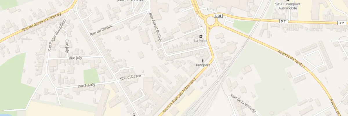 Plan du 23 Rue Alfred Berhuy à Hirson