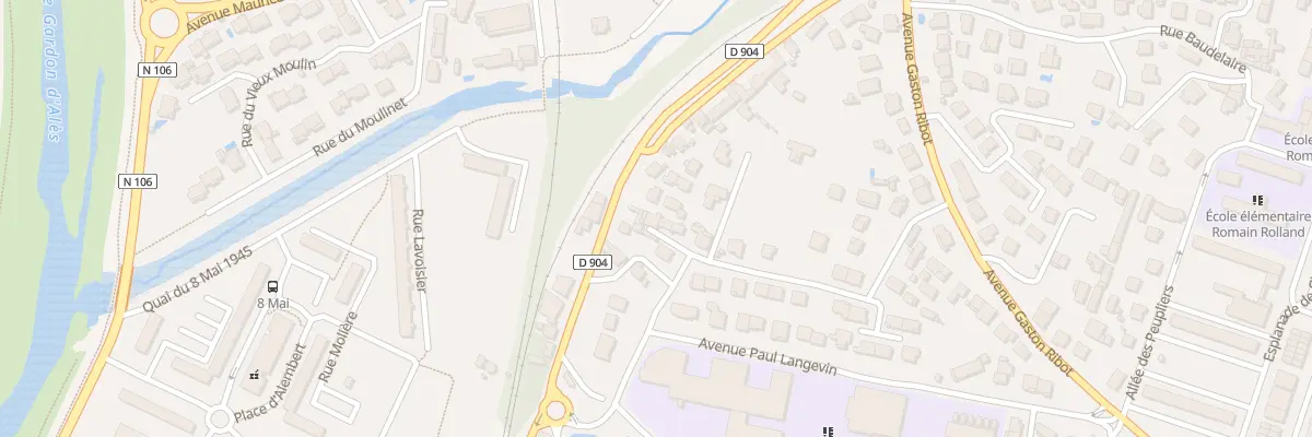 Plan du 3A Rue de la Mazade de Clavieres à Alès
