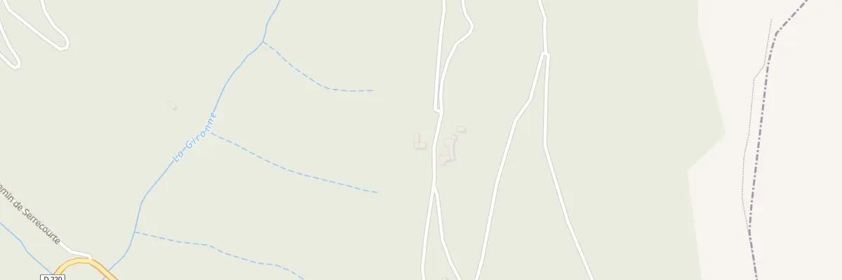 Plan du 5199 Le Travers à Sablières