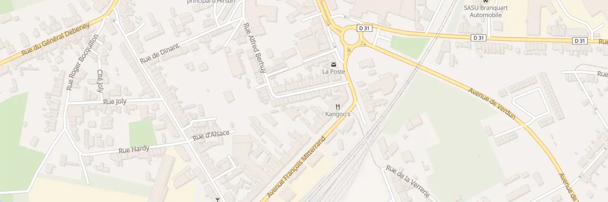 Plan du 17 Rue Alfred Berhuy à Hirson