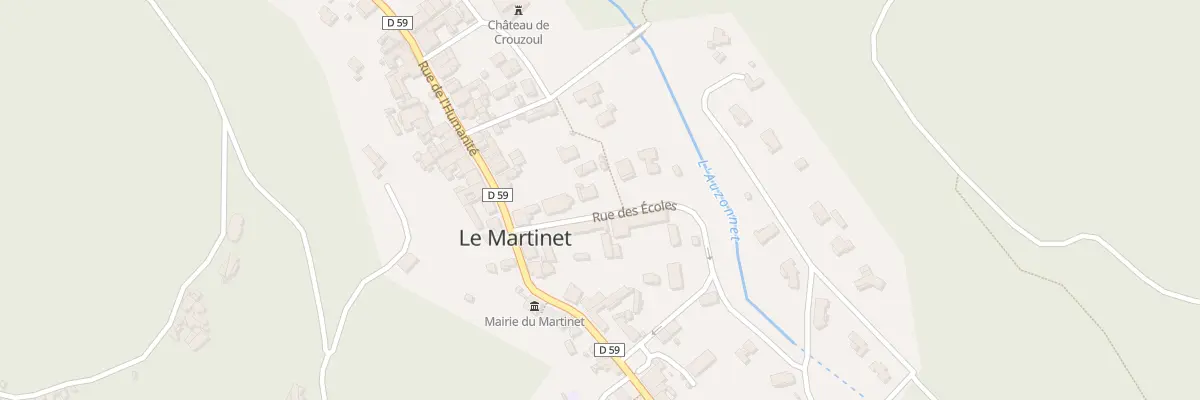 Plan du 103 Rue des Ecoles au Martinet