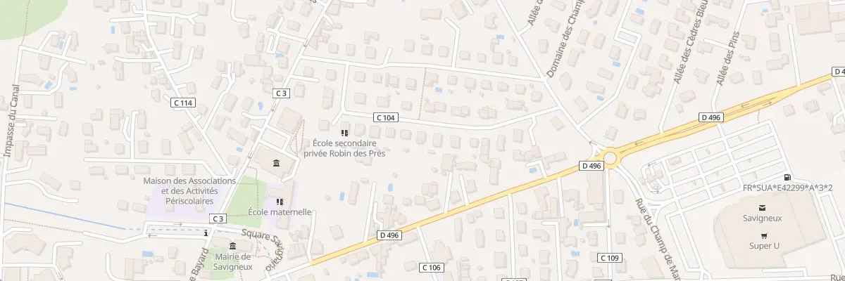 Plan du 31 Rue de Chantemerle à Savigneux