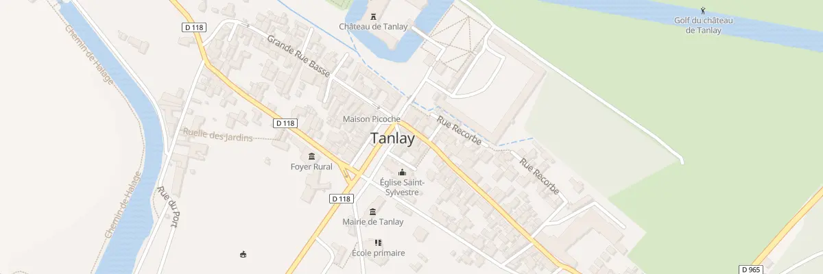 Plan du 2 Grande Rue Haute à Tanlay