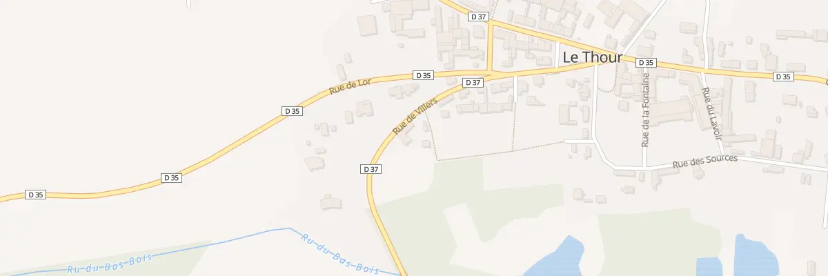 Plan du 5086 Le Thour Haut au Thour