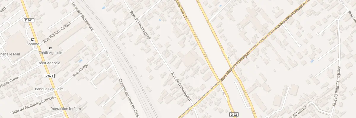 Plan du 79B Rue de Beauregard à Troyes