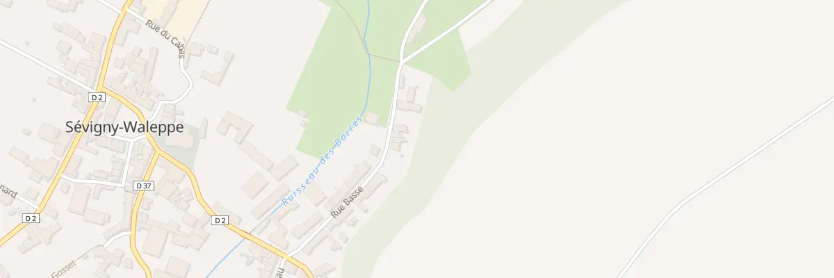 Plan du 20 Rue Basse à Sévigny-Waleppe