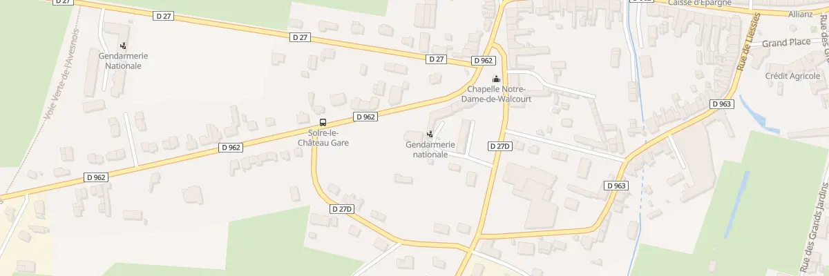 Plan du 10 Av du Gen de Gaulle à Solre-le-Château