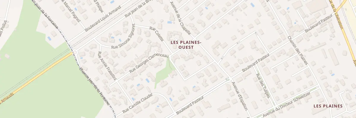 Plan du 47 Rue Georges Clémenceau au Coteau