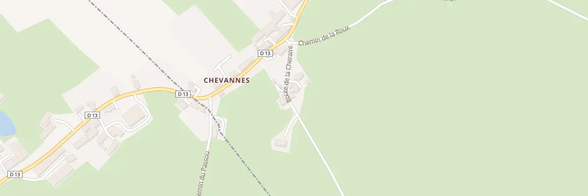 Plan du 7 Rue de la Cheraire à Savigny-en-Terre-Plaine