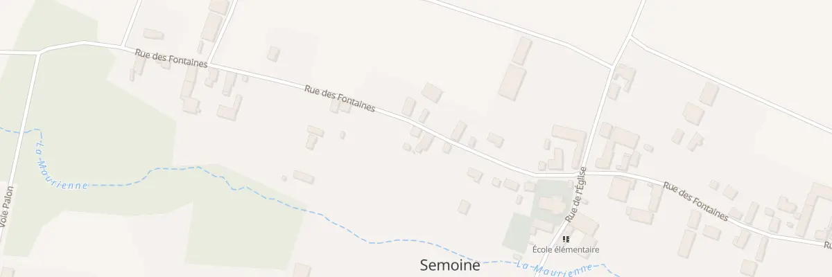Plan du 19 Rue des Fontaines à Semoine