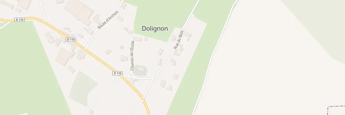 Plan du 8 Rue du Bois à Dolignon