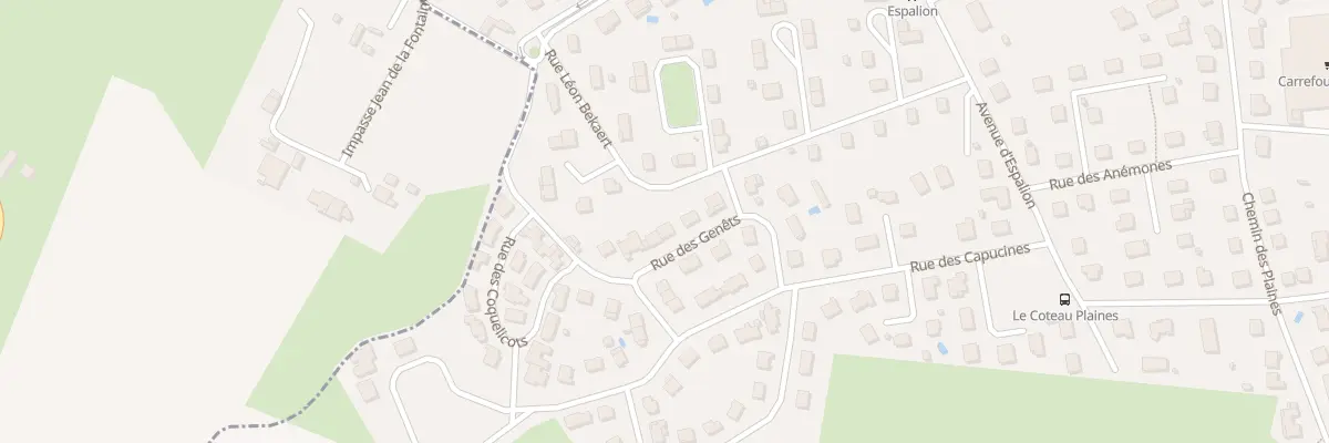 Plan du 12 Rue des Genêts au Coteau