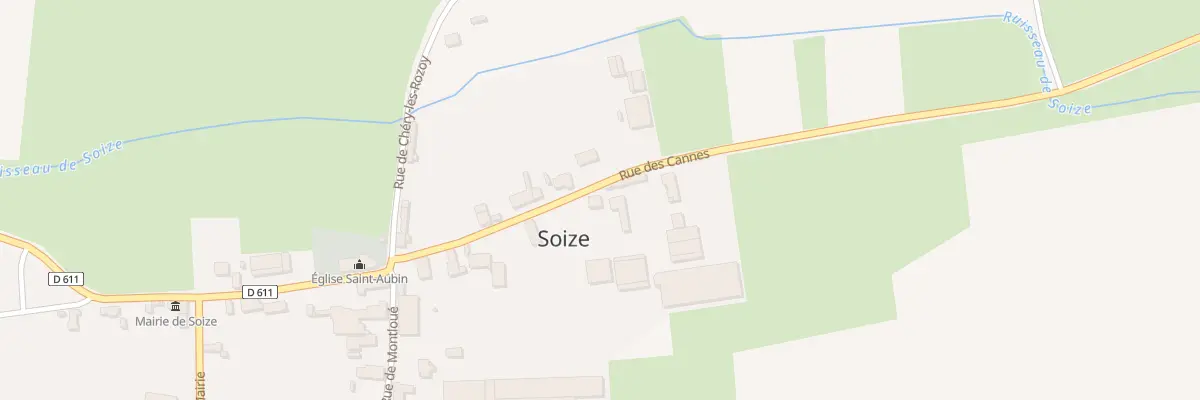 Plan du 8 Rue des Cannes à Soize