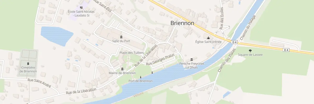 Plan du 13 Rue de la Liberation à Briennon